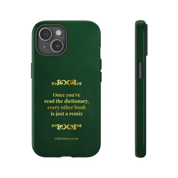 Apple Phone Cases With Quotes On Them Green Leather Wise Quote Gold  Ornament Premium Tough Phone Cases